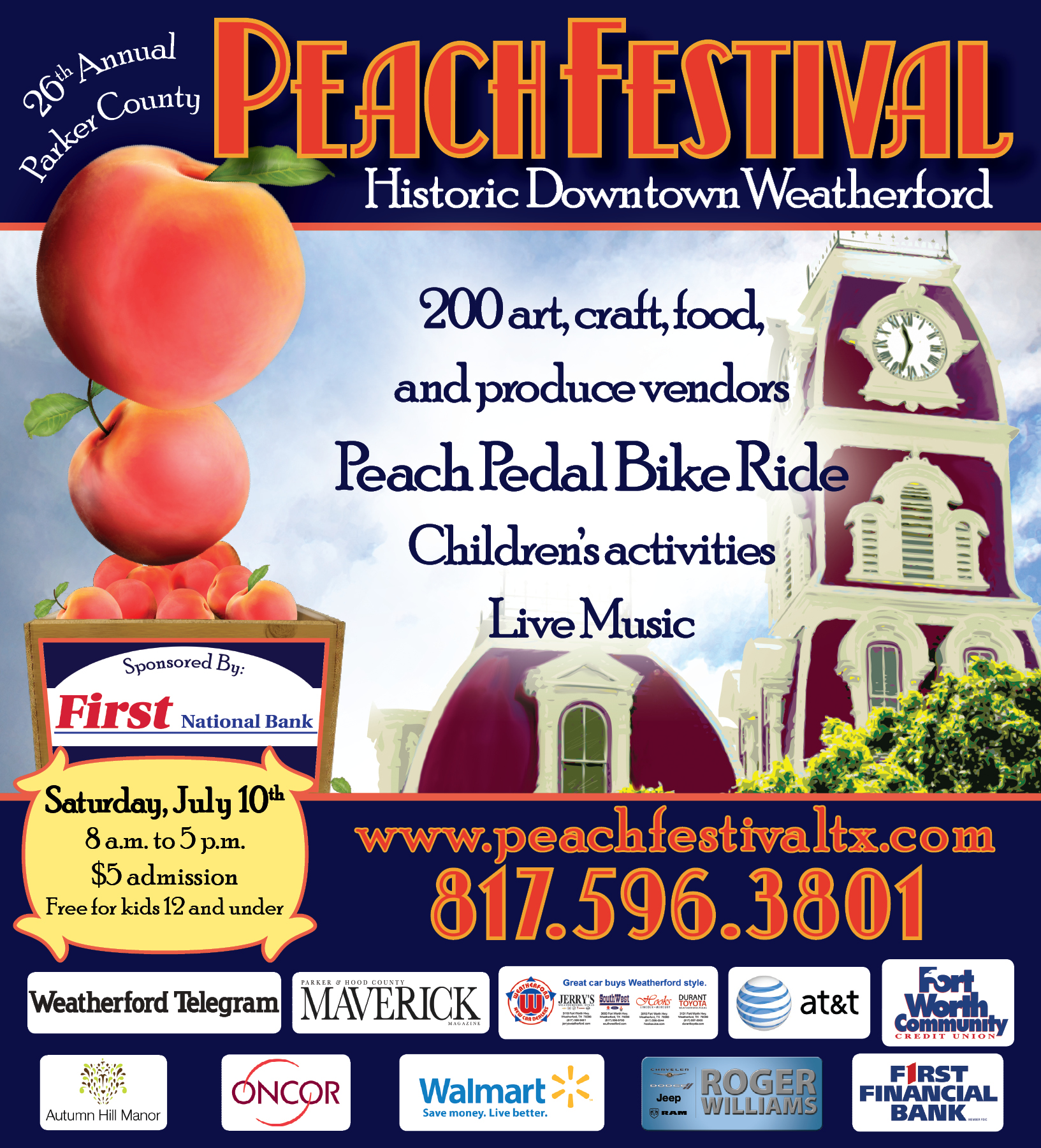 weatherford-chamber-of-commerce-peach-festival-posters